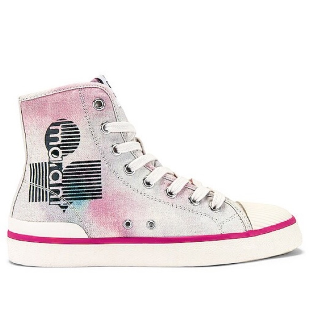 Isabel Marant Pink High Top Sneakers